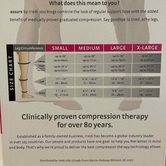 Medi Assure Compression Stocking SiliconeDot Band Thigh Beige 20-30 mmHg Reg