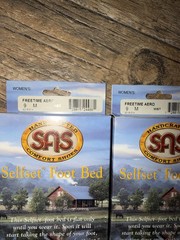 2X SAS SELFSET FOOT BED WOMENS SIZE 9 M FREETIME AERO MIST BRAND NEW 2 Pair