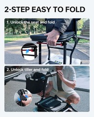 39.7Lb Ultra-Lightweight 4-Wheel Mobility Scooter – Portable & Foldable Scooter