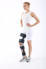 SUPPORTLİNE Adjustable Angle Knee Brace Hinged Support for Injury Surgery &Rehab