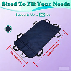 Positioning Bed Pad with Handle Patient Transfer Sheet For Lifting Turning Heavy