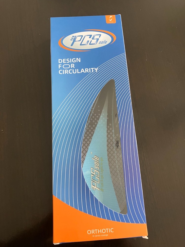 PCS Sole Design for Circularity Orthotic Plantar Fasciitis Men’s Sz 11-11.5