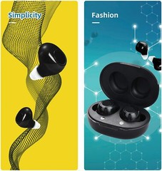 Hearing Aids Amplifier ITE Hearing Assist Rechargeable One Pairs for Elderly