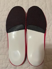 SoleCare Blue Neoprene Sz 6-6.5 Cushion Cover Rigid Arch Support Insoles NEW