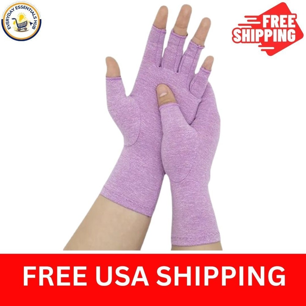 Medical Arthritis Gloves Compression Copper Pain Relief Hand Wrist Support Brace