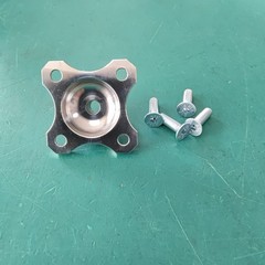 Prosthetic Pyramid Adapter Plate Titanium Stainless Steel Socket Connector