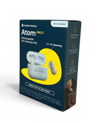 Audien Atom Pro 2 Rechargeable OTC Hearing Aids Wireless Hearing Amplifier