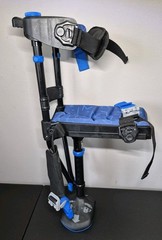 iWALK 3.0 Hands-Free Crutch Knee Walker Alternative Adjustable Blue & Black