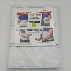 BraceAbility 9″ Plus Size 3XL Bariatric Abdominal Stomach Binder Belly Support