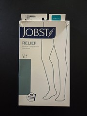 Jobst Knee High Compression Stockings Medium Beige 20-30mm BRAND NEW