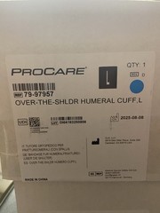 procare over the shoulder humeral cuff L New In Box Bicep Size 12-15 Inches