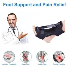 Plantar Fasciitis Night Splint Adjustable Foot Drop Ankle Brace Support Toe Pain