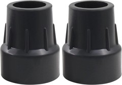 2 Pack Rubber Cane Tips 1 Inch – Thickened Heavy Duty Cane Tips – Replacement