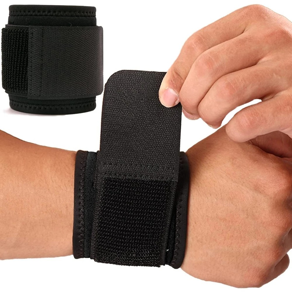 Wrist Support Brace Wrap Adjustable Strap for Gym Sports Left Right Hand