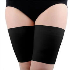1 Pair Thigh Compression Sleeves Adjustable Elastic Anti Chafing Bands Wraps
