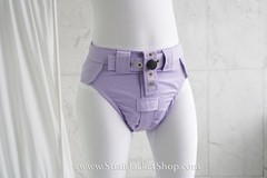 Anti-diaper removal Pants with Segufix Locks and Hook and Loop Slim Fit Closing
