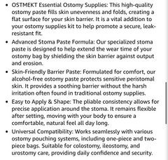 OSTMEKT lot of Alcohol-Free Stoma Paste 2 x 2oz + Powder 1oz Ostomy Supplies