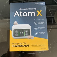 Audien Hearing ATOM X -Rrchargeable OTC Hearing Aids New Free Shipping