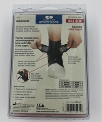 Mueller Sport Care Adjustable Ankle Support w/ Straps Left Or Right One Size NEW