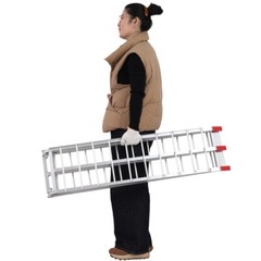 Aluminum Loading Ramps, Tailgate Ramps, Four Wheeler Ramps for Trucks Lawn Mower