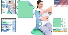34″x36″ Easy Transfer Bed Pad with Ergonomic Handles – Ideal for Caregivers