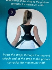 Adjustable for Improved Posture Corrector Upper Back Support Brace Size Large