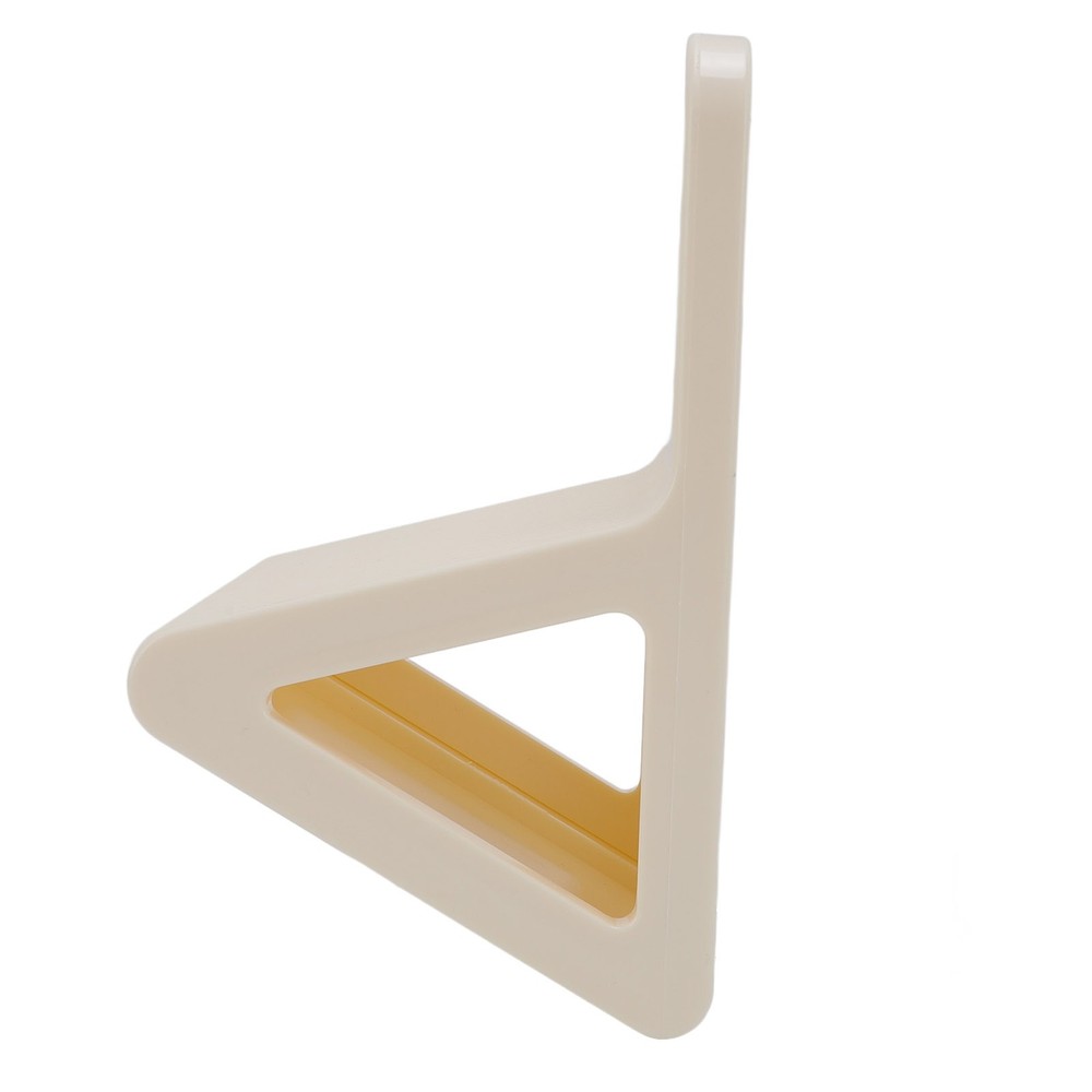 2 Pcs Shower Foot Rest No-Drill Wall Mounted For Shaving Legs (Cream Yellow)