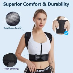 Mercase Professional Posture Corrector for Men & Women, Maximum Support Back