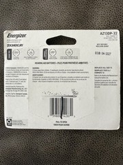 Energizer Size 13 Hearing Aid Batteries – 32 Pack – New, Sealed, Expires 04/2027