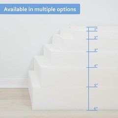 Portable 72 inch Rectangular Firm Cushion – Perfect for Upholstery Projects