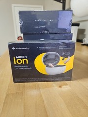 Audien Hearing ION Wireless Rechargeable OTC Hearing Aid – Tan-B4