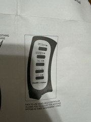 Health o Meter Cushion Seat Massager Car House Plug 5-Motor Soothing Heat EUC