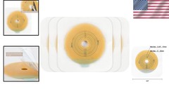 Comfortable Adhesive Skin Barrier Pack – 10 Non-Woven Barriers for Colostomy Use
