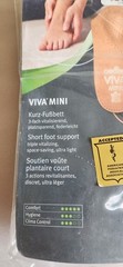 Pedag Viva Mini Short Foot Support Inserts Leather US 10, UK 9 Medium New Seale