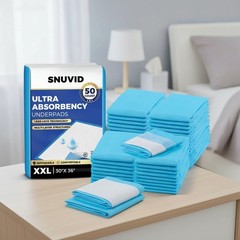 Disposable Underpads, XXL 30″ x 36″, 50 Pack, Quick-Dry, Leakproof, Ultra Thick