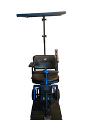 Roof for Mobility Scooter with STEEL FRAME and Blue Roof