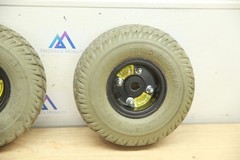 PAIR of Jazzy Select 10″x3″ 3.00-4 FLAT FREE Drive Wheels Tires for Ultra, GT, 6