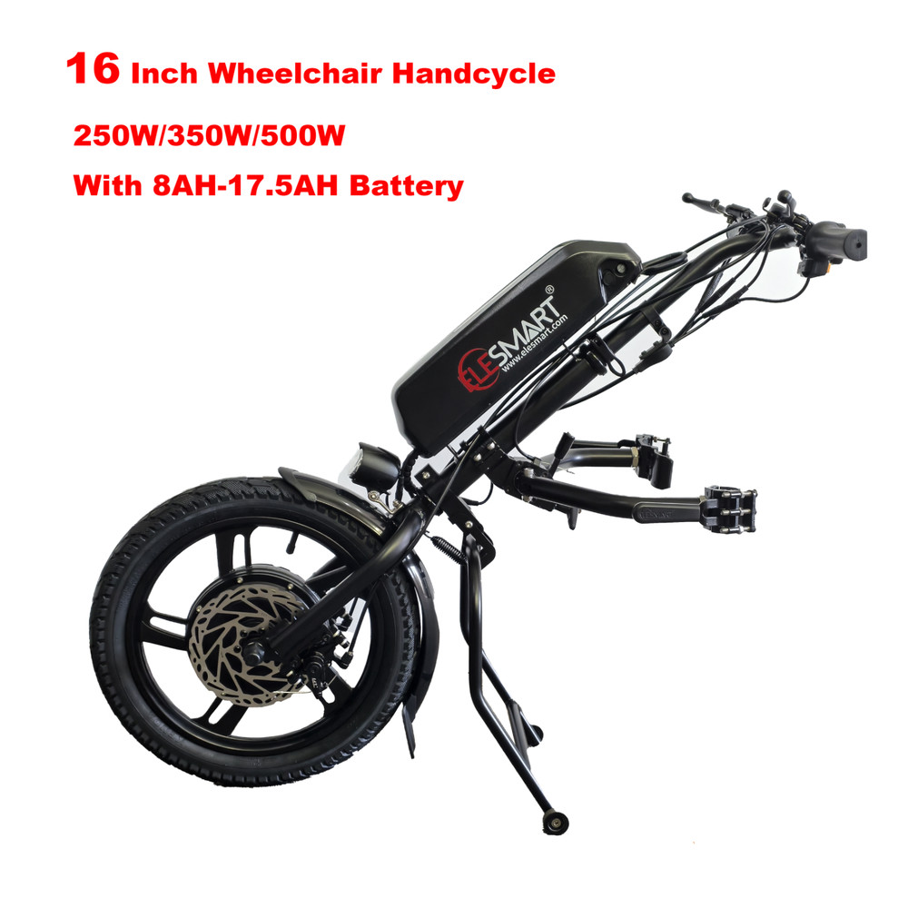 16 Inch Wheelchair Attachment Electric Handcycle Tractor 250/350/500W 8AH-17.5AH