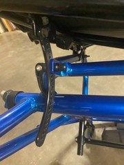 Top End Pro Basketball Wheelchair Blue with KENDRA yellow wheels *see details