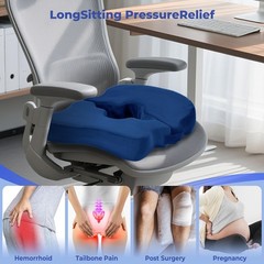 Bed Sore Cushions for Butt, Memory Foam Hemorrhoid Pressure Relief Pillow wit…