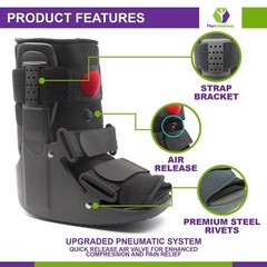 Premium Air Ankle Walker Fracture Cam Ortho Boot Walking Foot Brace