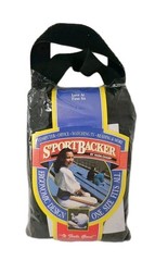 Back-Up Nada Chair Lumbar Back Support Portable Back Sling Black in Bag NOS