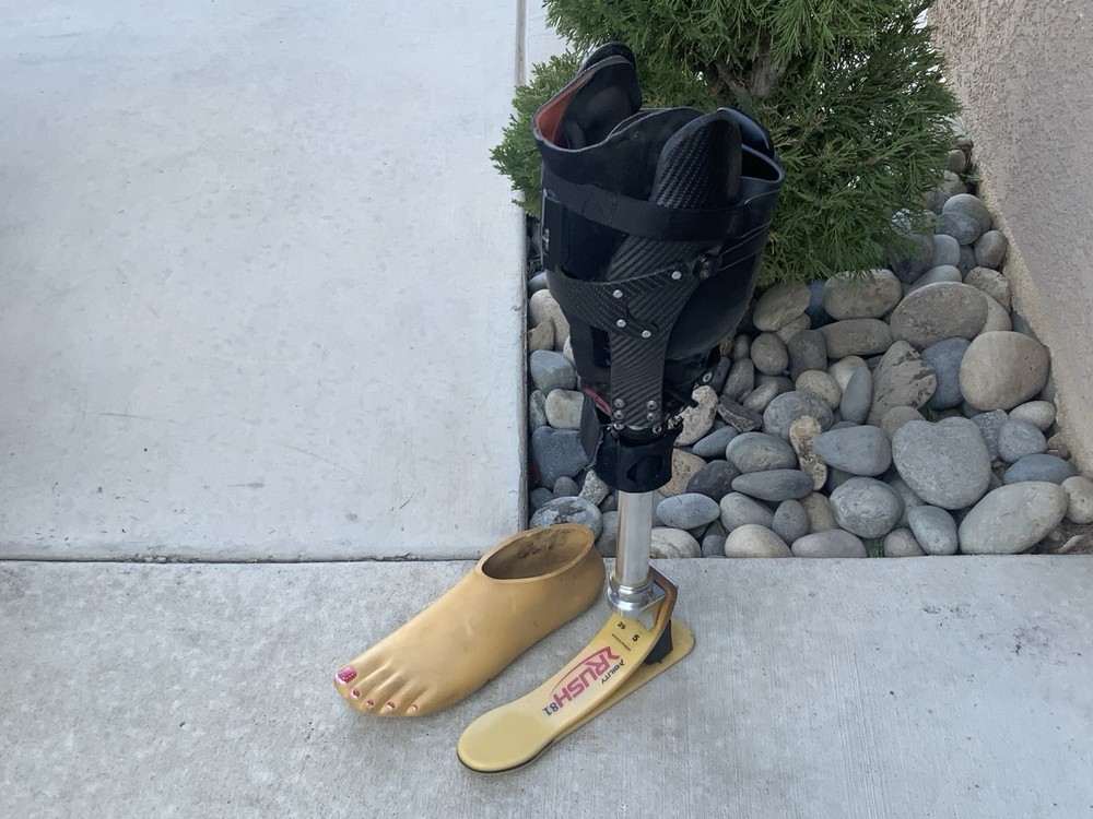 Ability Dynamics Rush 81 Foot Size 29 Cat 5 Prosthetic Foot Knee Carbon Fiber