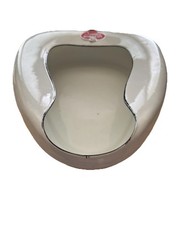 Antique Vintage Columbian Enamelware Bedpan