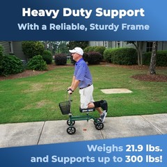 KneeRover® Steerable Knee Scooter Green