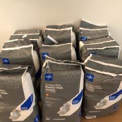 9-28 Count NEW Medline Contour Plus Bladder Pads Moderate Unisex