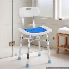 VEVOR Shower Chair 500LBS Capacity Bathtub Seat for Inside Shower or Tubs