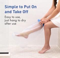 New! Leg Elevation Pillow Memory Foam Rest Wedge + Waterproof Cast Surgery Cover