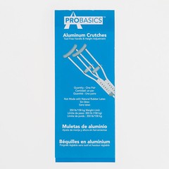 Lightweight Aluminum Underarm Crutches (Adults 5’2″ – 5’10“) – 350 pounds