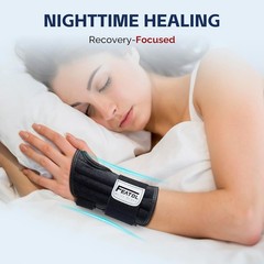 Medium 2-Pack Carpal Tunnel Wrist Braces for Day & Night Relief – Adjustable Fit
